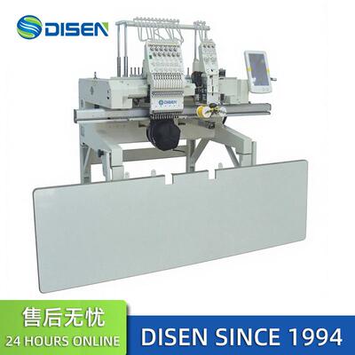 全自动单头盘带绣花机电脑刺绣机 lockstitch embroidery machine