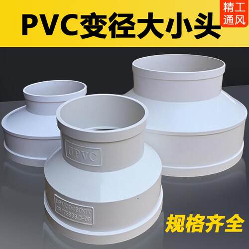 油烟机排烟管转换接头大小转换通风通用塑料变径PVC管道变径圈