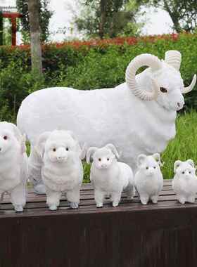 采购产品模拟羊饰品，毛绒动物，内蒙古特色工艺品，旅游纪念品，