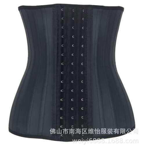 Bone rubber latex waistband, tight fitting body shaping
