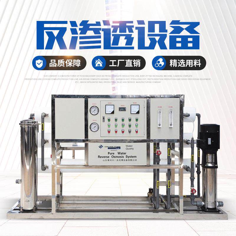厂家供应纯水反渗透设备纯净水处理6吨单级反渗透装置直饮水设备