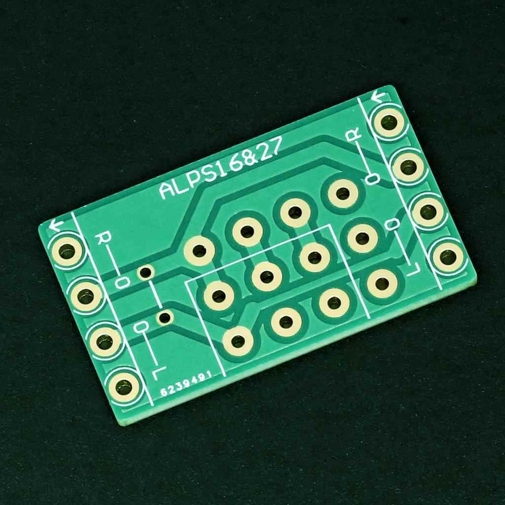 镀金电位器板（兼容ALPS16及ALPS27）