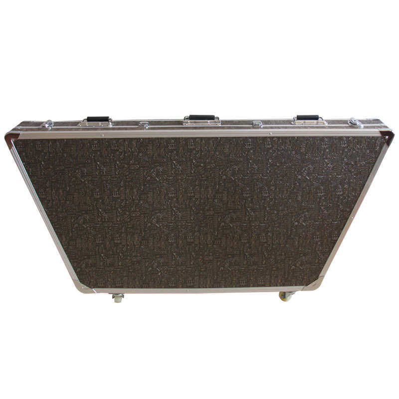 扬琴盒 铝合金包边pu盒面 扬琴盒 带提手带滚轮便携琴盒 扬琴配件