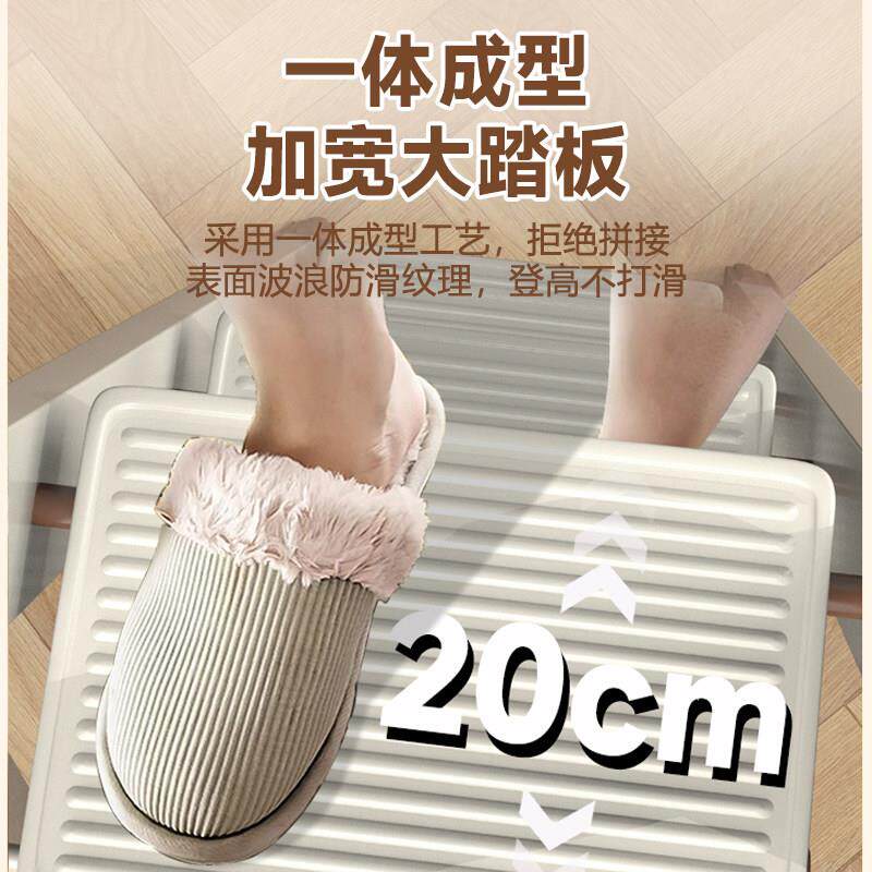 家用折叠伸梯缩室折内多功能加厚便携叠方头铝踏梯小型轻便工程人