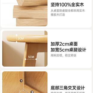 圆桌全实木餐桌北欧商用圆形洽谈桌会议桌阳台茶桌奶茶店桌椅组合