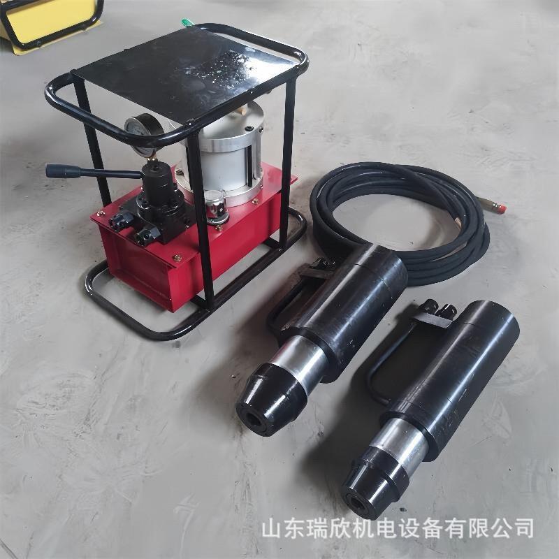 张拉机具矿用锚索厂家现货预应力钢绞线锚具气动锚索张拉机具