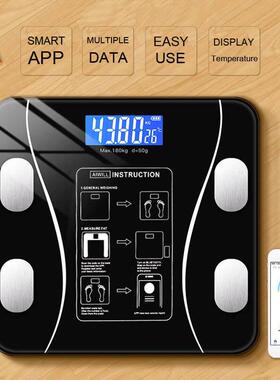Bluetooth Scales Floor Body Weight Bathroom Scale Smart Back
