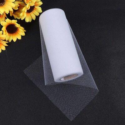 6 Inches 25 Yards Yarn Tulle Netting Rolls Organza Fabric