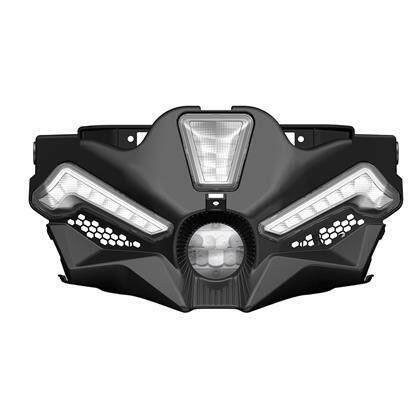 升仕 ZT300-X ZT310-X1 X2机车 前大灯 位置灯日行灯方向灯头灯