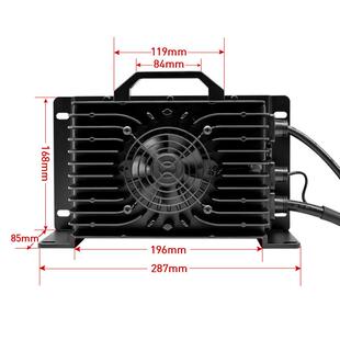 12V14.7V16.8V14.6V50A大功率铅酸三元锂磷防水带提手电池充电器