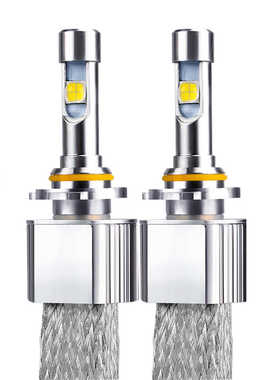 P70汽车led大灯远近光xhp70超亮编织带LED前照灯H4 H11摩托车头灯