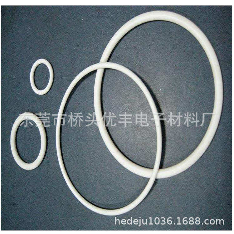 非标O型密封圈黑白色透明硅胶