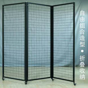 折叠展架书画八棱柱展示架移动展板校园画展广告宣传kt板挂画架厂