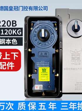 鹿悦霆德国技术地弹簧玻璃门承重120KG铝合金通用型220B有框无框