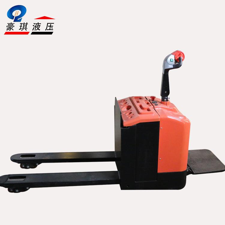 现货供应电动托盘搬运车踏板站驾式电老虎地牛液压全电动叉车