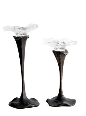 现代轻奢简约金属几何异形创意烛台摆件样板间茶几台面装饰品摆设