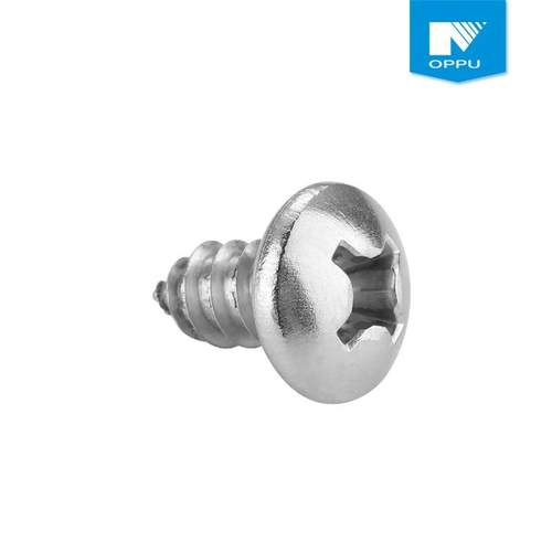 136不锈钢十字十圆头自攻螺WBQ丝 PA 牙字槽盘头自攻木自攻螺钉M2