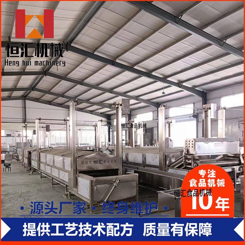 全自动牛肉丸火锅丸子水煮线  厂家自销大型肉丸成型生产线低温