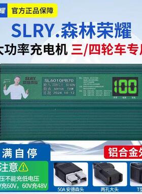 电四轮充电器大功率铅酸蓄电池48V60V72V10A15A电动三轮车新能源