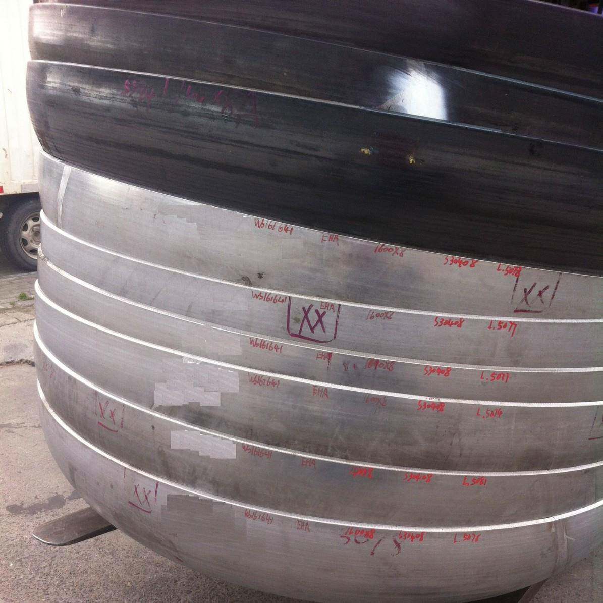 碳钢大口径管帽椭圆管帽圆形管帽封头焊接封头1米封头2米封头