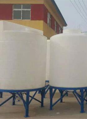 CMC-6000L底部排料罐6吨塑料锥底罐大口径净化桶化工原料搅拌桶