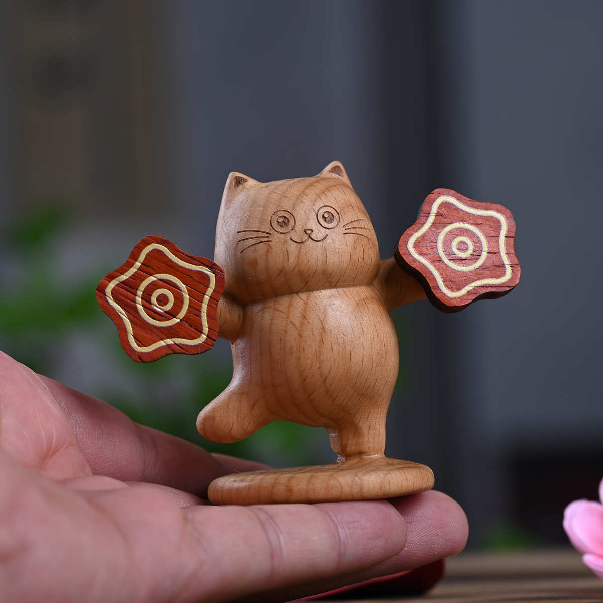 欢天喜地招财猫diy配件卡通摆件潮玩把玩挂件可爱创意桌面装饰品