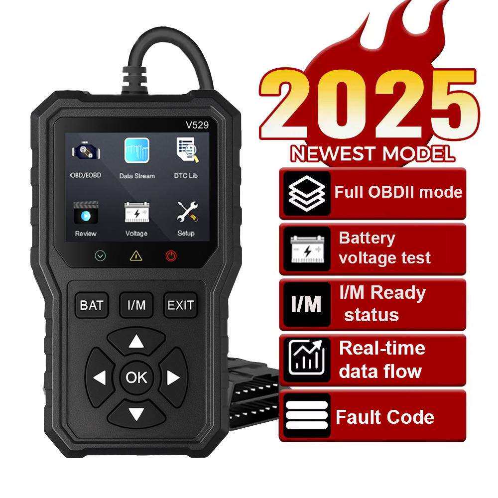 OBD2汽车发动机系统诊断工具检测OBD检测多语言 扫描仪 测试功能