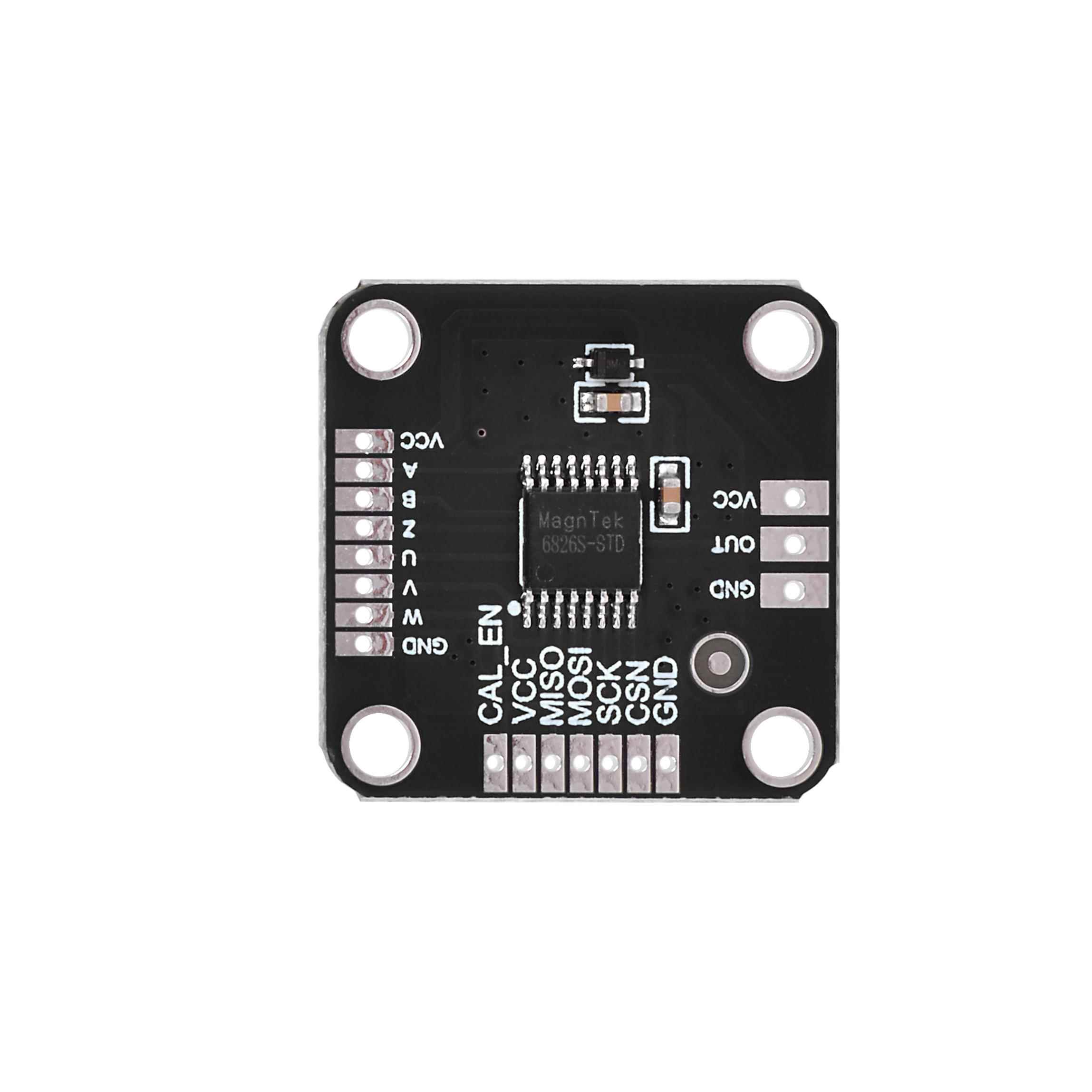 磁编码器 MT6826S 15Bit适用步进无刷电机SPI通讯UVW输出 送 磁铁