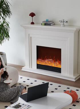 1.2/1.5米取法壁炉装式饰柜家用卧124室别焰墅客厅仿真火壁炉暖白