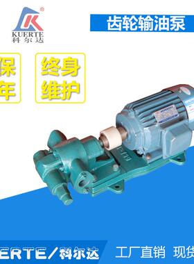 齿轮油泵现货供应KCB83.3齿轮式抽润滑油泵高粘度耐高温齿轮油泵