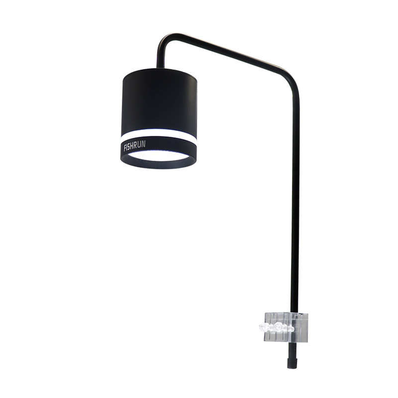 铝合金cob水草筒体灯灯光照鱼缸厂家变色蓝白筒爆光源灯藻明鱼缸