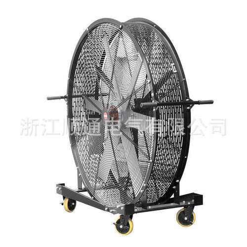 直流风通风鼓风机 移动式业风扇 大力地工业工风扇永磁无刷落电机