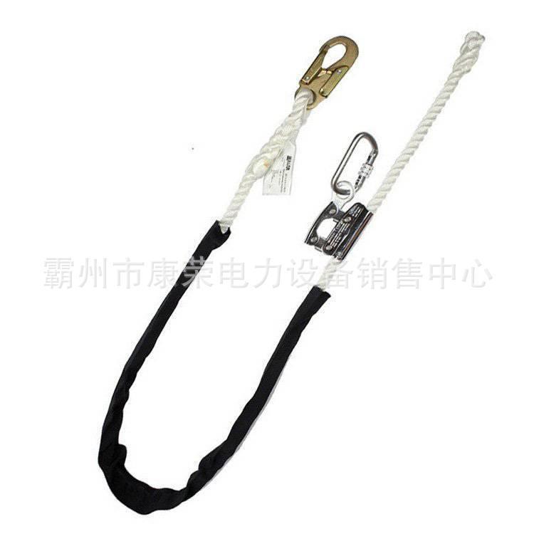户外登山攀岩保护动力绳可调节工作定位挽索速降不对称可调节挽索
