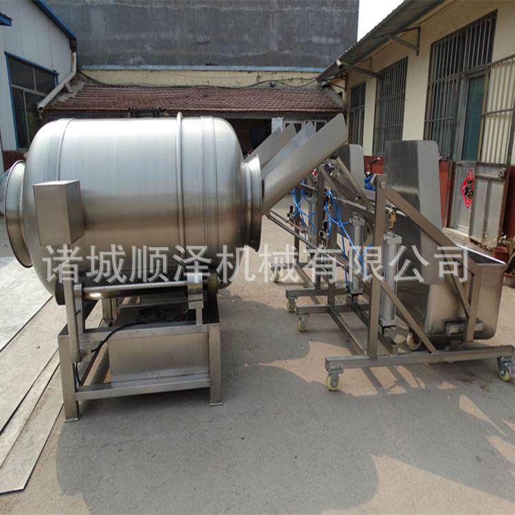 厂家直销酱菜滚筒拌料机海带丝调味滚筒拌料机全自动搅拌设备