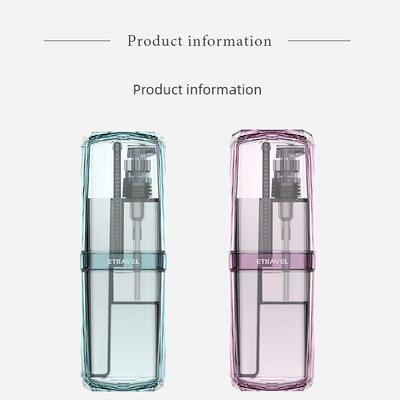 易旅旅行出差旅便携分装瓶晶钻洗漱杯行牙刷洗漱用品杯八件套装