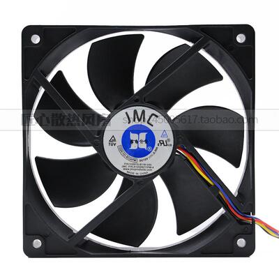 JMC 1225-12LB APW 12V 0.30A 12025 12CM 4线PWM散热风扇