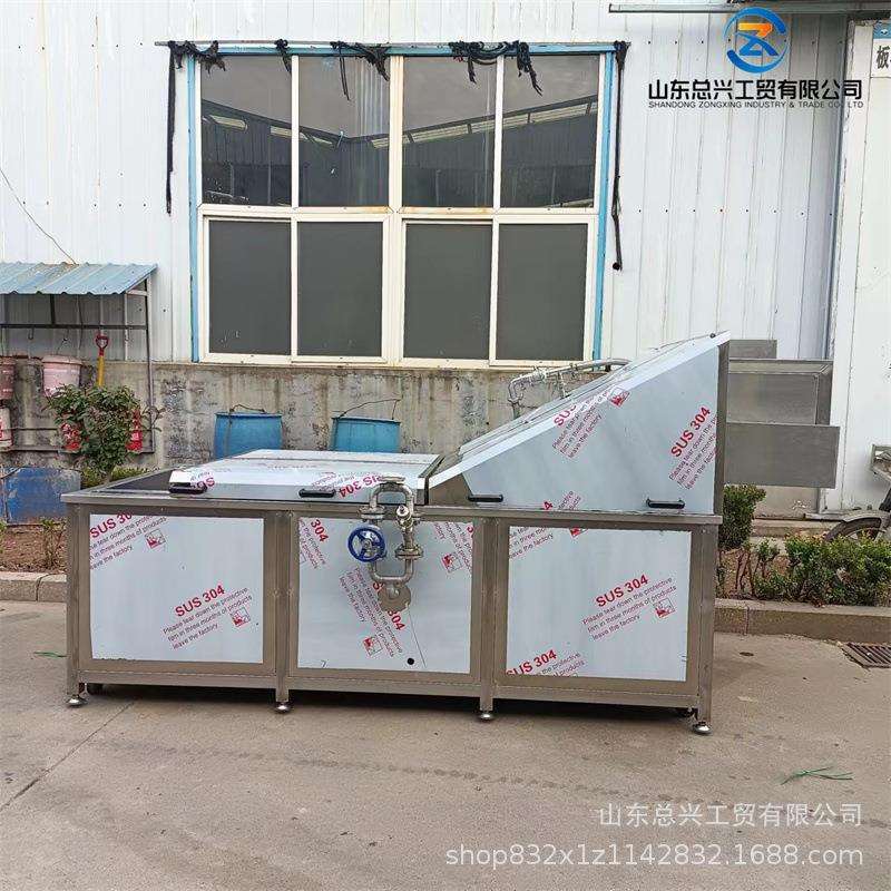 玉米连续式蒸煮漂烫机 丸子自动蒸煮流水线 蔬菜漂烫杀青护色设备