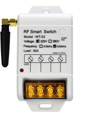 一拖四遥控开关220v380v单路水泵大功率抽水泵电源智能控制器开关