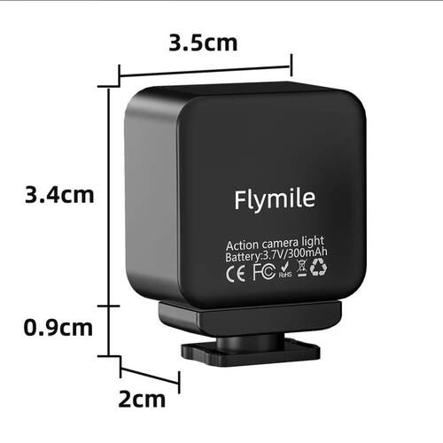 影石Insta360X5/X4/X3/GO3/S/Ace pro/2磁吸快拆补光 拍摄 摄影灯AI