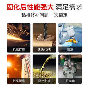 万舰TS747高温修补磨损划伤腐蚀修复金属裂痕缺陷沙眼修补剂批发