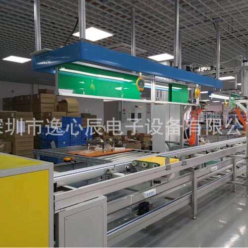 制作倍速链总装流水线 啤酒饮料展示柜制造厂家厂区拉线3D建模