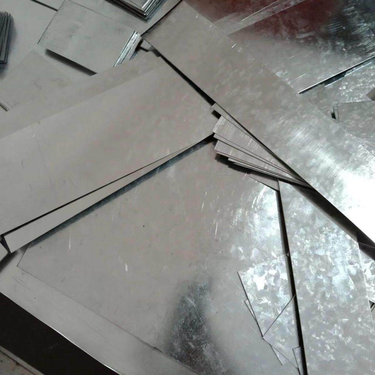 薄铁板铁片长条 镀锌板 白铁皮 白铁板 背板厚度0.4mm毫米