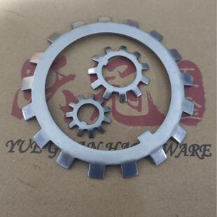 304不锈钢DIN5406M180M190M200圆螺母防松垫片多齿垫圈MB