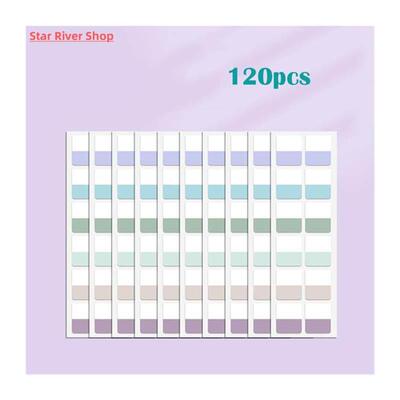10 Sheets Sticky Index Tabs, Writable File Tabs Flags Notebo