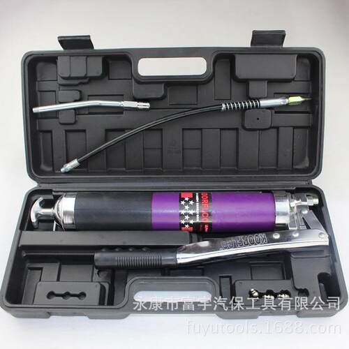 新款直销富宇手动黄油枪800CC双芯棒春重型机械润滑小松设备注油