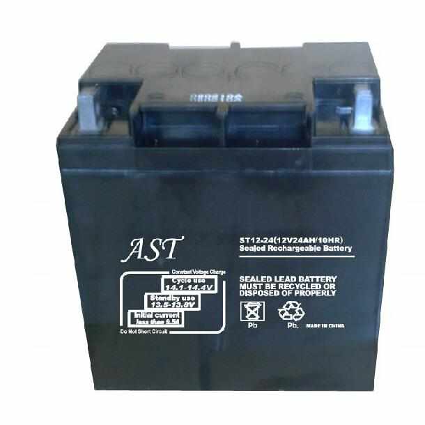 AST艾斯特蓄电池ST12-200 免维护工匠型 UPS计算机直流屏电源