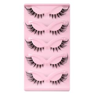 False Fluffy Volume Eye Natural Cat Wispy Eyelashes Pairs