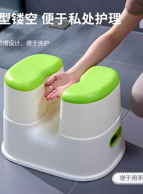 洗澡凳子老人孕妇淋浴凳洗浴椅防滑家用高度可调卫生间塑料浴室凳