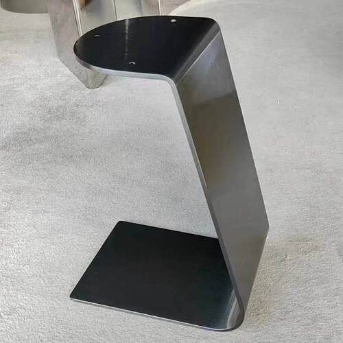 #轻奢不锈钢边几支架茶几架子底座简约现化岩板圆茶几腿角几小桌