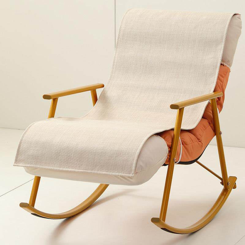 躺椅摇椅垫子沙发盖布单人沙发垫棉麻坐垫沙发椅垫套罩防滑椅子垫